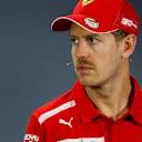 MELBOURNE GRAND PRIX CIRCUIT, AUSTRALIA - MARCH 16: Sebastian Vettel, Ferrari in Press Conference during the Australian GP at Melbourne Grand Prix Circuit on March 16, 2019 in Melbourne Grand Prix Circuit, Australia. (Photo by Zak Mauger / LAT Images)