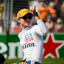 MELBOURNE GRAND PRIX CIRCUIT, AUSTRALIA - MARCH 17: Lando Norris, McLaren, in the drivers parade during the Australian GP at Melbourne Grand Prix Circuit on March 17, 2019 in Melbourne Grand Prix Circuit, Australia. (Photo by Joe Portlock / LAT Images)