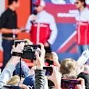 MELBOURNE GRAND PRIX CIRCUIT, AUSTRALIA - MARCH 13: Fans at the Federation Square event during the Australian GP at Melbourne Grand Prix Circuit on March 13, 2019 in Melbourne Grand Prix Circuit, Australia. (Photo by Mark Sutton / Sutton Images)