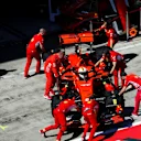 RED BULL RING, AUSTRIA - JUNE 28: Sebastian Vettel, Ferrari SF90, is returned to the garage during the Austrian GP at Red Bull Ring on June 28, 2019 in Red Bull Ring, Austria. (Photo by Jerry Andre / LAT Images)