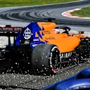RED BULL RING, AUSTRIA - JUNE 28: Carlos Sainz, McLaren MCL34, runs through a gravel trap during the Austrian GP at Red Bull Ring on June 28, 2019 in Red Bull Ring, Austria. (Photo by Mark Sutton / Sutton Images)