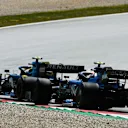 RED BULL RING, AUSTRIA - JUNE 30: Kevin Magnussen, Haas VF-19, battles with Nico Hulkenberg, Renault R.S. 19 during the Austrian GP at Red Bull Ring on June 30, 2019 in Red Bull Ring, Austria. (Photo by Mark Sutton / Sutton Images)