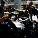 RED BULL RING, AUSTRIA - JUNE 30: Kevin Magnussen, Haas VF-19, makes a stop during the Austrian GP at Red Bull Ring on June 30, 2019 in Red Bull Ring, Austria. (Photo by Andy Hone / LAT Images)