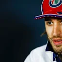 BAKU CITY CIRCUIT, AZERBAIJAN - APRIL 25: Antonio Giovinazzi, Alfa Romeo Racing in Press Conference during the Azerbaijan GP at Baku City Circuit on April 25, 2019 in Baku City Circuit, Azerbaijan. (Photo by Andy Hone / LAT Images)