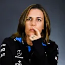 BAKU CITY CIRCUIT, AZERBAIJAN - APRIL 26: Claire Williams, Deputy Team Principal, Williams Racing In the Press Conference during the Azerbaijan GP at Baku City Circuit on April 26, 2019 in Baku City Circuit, Azerbaijan. (Photo by Simon Galloway / Sutton Images)