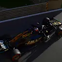 BAKU CITY CIRCUIT, AZERBAIJAN - APRIL 26: Romain Grosjean, Haas VF-19 during the Azerbaijan GP at Baku City Circuit on April 26, 2019 in Baku City Circuit, Azerbaijan. (Photo by Jerry Andre / Sutton Images)