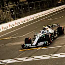 BAKU CITY CIRCUIT, AZERBAIJAN - APRIL 27: Pole Sitter Valtteri Bottas, Mercedes AMG W10 crossing the start/finish line during the Azerbaijan GP at Baku City Circuit on April 27, 2019 in Baku City Circuit, Azerbaijan. (Photo by Mark Sutton / Sutton Images)