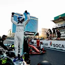 BAKU CITY CIRCUIT, AZERBAIJAN - APRIL 27: Pole Sitter Valtteri Bottas, Mercedes AMG F1 celebrates in Parc Ferme during the Azerbaijan GP at Baku City Circuit on April 27, 2019 in Baku City Circuit, Azerbaijan. (Photo by Glenn Dunbar / LAT Images)