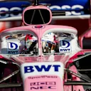 BAKU CITY CIRCUIT, AZERBAIJAN - APRIL 28: Sergio Perez, Racing Point RP19 Sergio Perez, Racing Point RP19 during the Azerbaijan GP at Baku City Circuit on April 28, 2019 in Baku City Circuit, Azerbaijan. (Photo by Zak Mauger / LAT Images)