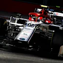 BAKU CITY CIRCUIT, AZERBAIJAN - APRIL 28: Antonio Giovinazzi, Alfa Romeo Racing C38 during the Azerbaijan GP at Baku City Circuit on April 28, 2019 in Baku City Circuit, Azerbaijan. (Photo by Joe Portlock / LAT Images)