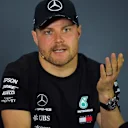 BAHRAIN INTERNATIONAL CIRCUIT, BAHRAIN - MARCH 28: Valtteri Bottas, Mercedes AMG F1 in Press Conference during the Bahrain GP at Bahrain International Circuit on March 28, 2019 in Bahrain International Circuit, Bahrain. (Photo by Simon Galloway / Sutton Images)