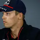 BAHRAIN INTERNATIONAL CIRCUIT, BAHRAIN - MARCH 28: Daniil Kvyat, Toro Rosso in Press Conference during the Bahrain GP at Bahrain International Circuit on March 28, 2019 in Bahrain International Circuit, Bahrain. (Photo by Zak Mauger / LAT Images)