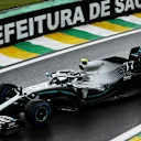 SAO PAULO, BRAZIL - NOVEMBER 15: Valtteri Bottas driving the (77) Mercedes AMG Petronas F1 Team Mercedes W10 on track during practice for the F1 Grand Prix of Brazil at Autodromo Jose Carlos Pace on November 15, 2019 in Sao Paulo, Brazil. (Photo by Robert Cianflone/Getty Images)