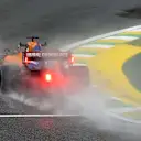 SAO PAULO, BRAZIL - NOVEMBER 15: Carlos Sainz of Spain driving the (55) McLaren F1 Team MCL34 Renault on track during practice for the F1 Grand Prix of Brazil at Autodromo Jose Carlos Pace on November 15, 2019 in Sao Paulo, Brazil. (Photo by Robert Cianflone/Getty Images)
