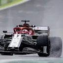 SAO PAULO, BRAZIL - NOVEMBER 15: Kimi Raikkonen of Finland driving the (7) Alfa Romeo Racing C38 Ferrari on track during practice for the F1 Grand Prix of Brazil at Autodromo Jose Carlos Pace on November 15, 2019 in Sao Paulo, Brazil. (Photo by Charles Coates/Getty Images)