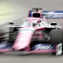 SAO PAULO, BRAZIL - NOVEMBER 16: Sergio Perez of Mexico driving the (11) Racing Point RP19 Mercedes on track during final practice for the F1 Grand Prix of Brazil at Autodromo Jose Carlos Pace on November 16, 2019 in Sao Paulo, Brazil. (Photo by Robert Cianflone/Getty Images)