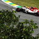 SAO PAULO, BRAZIL - NOVEMBER 16: Antonio Giovinazzi of Italy driving the (99) Alfa Romeo Racing C38 Ferrari on track during qualifying for the F1 Grand Prix of Brazil at Autodromo Jose Carlos Pace on November 16, 2019 in Sao Paulo, Brazil. (Photo by Robert Cianflone/Getty Images)