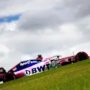 SAO PAULO, BRAZIL - NOVEMBER 16: Lance Stroll of Canada driving the (18) Racing Point RP19 Mercedes on track during final practice for the F1 Grand Prix of Brazil at Autodromo Jose Carlos Pace on November 16, 2019 in Sao Paulo, Brazil. (Photo by Mark Thompson/Getty Images)