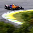 SAO PAULO, BRAZIL - NOVEMBER 17: Lando Norris of Great Britain driving the (4) McLaren F1 Team MCL34 Renault on track during the F1 Grand Prix of Brazil at Autodromo Jose Carlos Pace on November 17, 2019 in Sao Paulo, Brazil. (Photo by Dan Istitene/Getty Images)