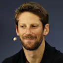 SAO PAULO, BRAZIL - NOVEMBER 14: Romain Grosjean of France and Haas F1 looks on in the Drivers Press Conference during previews ahead of the F1 Grand Prix of Brazil at Autodromo Jose Carlos Pace on November 14, 2019 in Sao Paulo, Brazil. (Photo by Robert Cianflone/Getty Images)