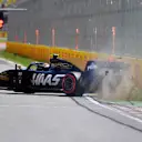 CIRCUIT GILLES-VILLENEUVE, CANADA - JUNE 08: Kevin Magnussen, Haas VF-19 crashes in qualifying during the Canadian GP at Circuit Gilles-Villeneuve on June 08, 2019 in Circuit Gilles-Villeneuve, Canada. (Photo by Simon Galloway / Sutton Images)