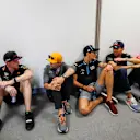 CIRCUIT GILLES-VILLENEUVE, CANADA - JUNE 09: Max Verstappen, Red Bull Racing, Lando Norris, McLaren, George Russell, Williams Racing, Alexander Albon, Toro Rosso, and Charles Leclerc, Ferrari during the Canadian GP at Circuit Gilles-Villeneuve on June 09, 2019 in Circuit Gilles-Villeneuve, Canada. (Photo by Steven Tee / LAT Images)