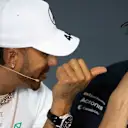 CIRCUIT GILLES-VILLENEUVE, CANADA - JUNE 06: Lewis Hamilton, Mercedes AMG F1, and Lance Stroll, Racing Point during the Canadian GP at Circuit Gilles-Villeneuve on June 06, 2019 in Circuit Gilles-Villeneuve, Canada. (Photo by Simon Galloway / Sutton Images)