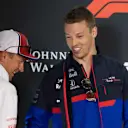 CIRCUIT GILLES-VILLENEUVE, CANADA - JUNE 06: Daniil Kvyat, Toro Rosso, and Kimi Raikkonen, Alfa Romeo Racing during the Canadian GP at Circuit Gilles-Villeneuve on June 06, 2019 in Circuit Gilles-Villeneuve, Canada. (Photo by Simon Galloway / Sutton Images)