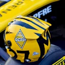 SHANGHAI INTERNATIONAL CIRCUIT, CHINA - APRIL 11: The helmet of Nico Hulkenberg, Renault F1 Team, poses on a car during the Chinese GP at Shanghai International Circuit on April 11, 2019 in Shanghai International Circuit, China. (Photo by Jerry Andre / Sutton Images)