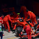 SHANGHAI INTERNATIONAL CIRCUIT, CHINA - APRIL 12: Charles Leclerc, Ferrari SF90, is returned to the garage during the Chinese GP at Shanghai International Circuit on April 12, 2019 in Shanghai International Circuit, China. (Photo by Jerry Andre / Sutton Images)