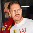SHANGHAI INTERNATIONAL CIRCUIT, CHINA - APRIL 13: Sebastian Vettel, Ferrari during the Chinese GP at Shanghai International Circuit on April 13, 2019 in Shanghai International Circuit, China. (Photo by Jerry Andre / Sutton Images)