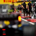 CIRCUIT PAUL RICARD, FRANCE - JUNE 21: Renault mechanics ready for Daniel Ricciardo, Renault R.S.19 during the French GP at Circuit Paul Ricard on June 21, 2019 in Circuit Paul Ricard, France. (Photo by Zak Mauger / LAT Images)