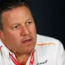 CIRCUIT PAUL RICARD, FRANCE - JUNE 21: Zak Brown, Executive Director, McLaren, in the team principals Press Conference during the French GP at Circuit Paul Ricard on June 21, 2019 in Circuit Paul Ricard, France. (Photo by Andy Hone / LAT Images)
