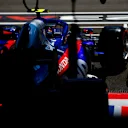 CIRCUIT PAUL RICARD, FRANCE - JUNE 22: Alexander Albon, Toro Rosso STR14, leaves the garage during the French GP at Circuit Paul Ricard on June 22, 2019 in Circuit Paul Ricard, France. (Photo by Andy Hone / LAT Images)