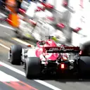 CIRCUIT PAUL RICARD, FRANCE - JUNE 23: Kimi Raikkonen, Alfa Romeo Racing C38 pit stop during the French GP at Circuit Paul Ricard on June 23, 2019 in Circuit Paul Ricard, France. (Photo by Steven Tee / LAT Images)