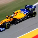 HOCKENHEIMRING, GERMANY - JULY 26: Lando Norris, McLaren MCL34 during the German GP at Hockenheimring on July 26, 2019 in Hockenheimring, Germany. (Photo by Sam Bloxham / LAT Images)