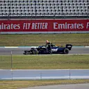 HOCKENHEIMRING, GERMANY - JULY 26: Kevin Magnussen, Haas VF-19, comes to a halt during FP1 during the German GP at Hockenheimring on July 26, 2019 in Hockenheimring, Germany. (Photo by Jerry Andre / LAT Images)