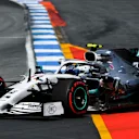 HOCKENHEIMRING, GERMANY - JULY 26: Valtteri Bottas, Mercedes AMG W10 runs wide during the German GP at Hockenheimring on July 26, 2019 in Hockenheimring, Germany. (Photo by Mark Sutton / Sutton Images)
