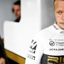 HOCKENHEIMRING, GERMANY - JULY 27: Kevin Magnussen, Haas F1 in the garage during the German GP at Hockenheimring on July 27, 2019 in Hockenheimring, Germany. (Photo by Andy Hone / LAT Images)