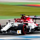HOCKENHEIMRING, GERMANY - JULY 27: Kimi Raikkonen, Alfa Romeo Racing C38 during the German GP at Hockenheimring on July 27, 2019 in Hockenheimring, Germany. (Photo by Sam Bloxham / LAT Images)