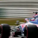 HOCKENHEIMRING, GERMANY - JULY 27: Sergio Perez, Racing Point RP19 during the German GP at Hockenheimring on July 27, 2019 in Hockenheimring, Germany. (Photo by Zak Mauger / LAT Images)