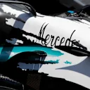 HOCKENHEIMRING, GERMANY - JULY 25: Mercedes AMG F1 W10 with special 125th year in motorsport livery during the German GP at Hockenheimring on July 25, 2019 in Hockenheimring, Germany. (Photo by Joe Portlock / LAT Images)