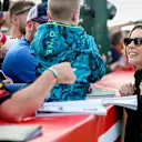 SILVERSTONE, UNITED KINGDOM - JULY 12: Claire Williams, Deputy Team Principal, Williams Racing sign during the British GP at Silverstone on July 12, 2019 in Silverstone, United Kingdom. (Photo by Dom Romney / LAT Images)