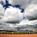 SILVERSTONE, UNITED KINGDOM - JULY 14: Action under the dark skies at Silverstone during the British GP at Silverstone on July 14, 2019 in Silverstone, United Kingdom. (Photo by JEP / LAT Images)