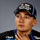 SILVERSTONE, UNITED KINGDOM - JULY 11: George Russell, Williams Racing in the Press Conference during the British GP at Silverstone on July 11, 2019 in Silverstone, United Kingdom. (Photo by Jerry Andre / LAT Images)