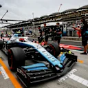 HUNGARORING, HUNGARY - AUGUST 02: Robert Kubica, Williams FW42, in the pit lane during the Hungarian GP at Hungaroring on August 02, 2019 in Hungaroring, Hungary. (Photo by Sam Bloxham / LAT Images)