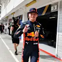 HUNGARORING, HUNGARY - AUGUST 03: Pole man Max Verstappen, Red Bull Racing during the Hungarian GP at Hungaroring on August 03, 2019 in Hungaroring, Hungary. (Photo by Mark Sutton / Sutton Images)