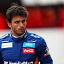 SUZUKA, JAPAN - OCTOBER 11: Carlos Sainz of Spain and McLaren F1 walks in the Pitlane during practice for the F1 Grand Prix of Japan at Suzuka Circuit on October 11, 2019 in Suzuka, Japan. (Photo by Mark Thompson/Getty Images)