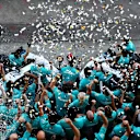 SUZUKA, JAPAN - OCTOBER 13: The Mercedes GP team celebrate winning the constructors championship after the F1 Grand Prix of Japan at Suzuka Circuit on October 13, 2019 in Suzuka, Japan. (Photo by Mark Thompson/Getty Images)