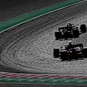 SUZUKA, JAPAN - OCTOBER 13: Daniel Ricciardo of Australia driving the (3) Renault Sport Formula One Team RS19 leads Kimi Raikkonen of Finland driving the (7) Alfa Romeo Racing C38 Ferrari on track during the F1 Grand Prix of Japan at Suzuka Circuit on October 13, 2019 in Suzuka, Japan. (Photo by Mark Thompson/Getty Images)